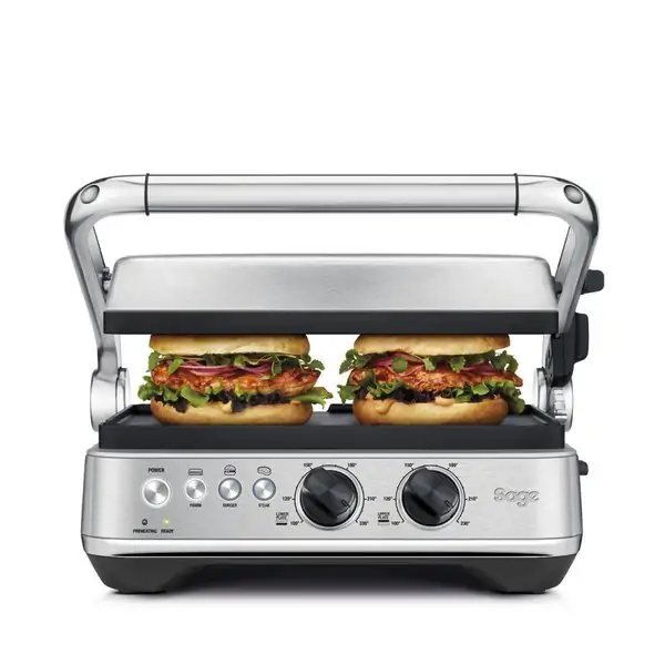 SAGE SGR700BSS4GEU1 THE BBQ AND PRESS GRILL