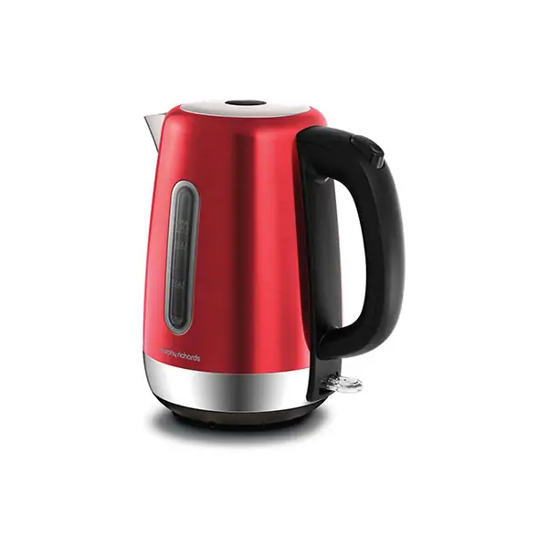MORPHY RICHARDS EQUIP JUG KETTLE METALLIC RED