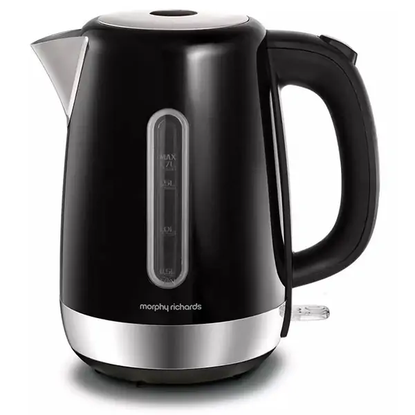 MORPHY RICHARDS EQUIP JUG KETTLE BLACK PEARL