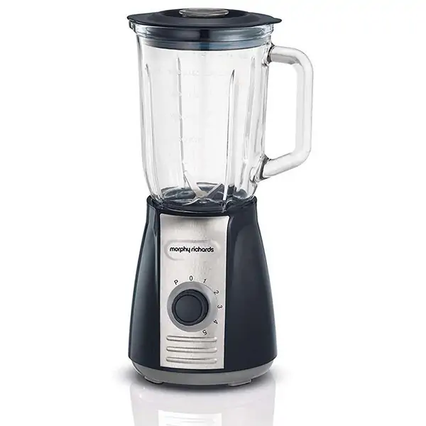 MORPHY RICHARDS 403010 TABLE TOP BLENDER WITH ICE CRUSHER STEEL BLADES 1.5L 600W - GREY
