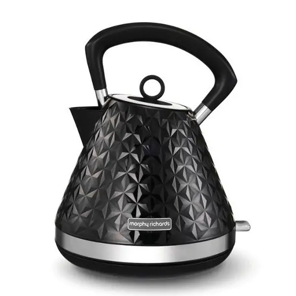 MORPHY RICHARDS VEKTOR PYRAMID KETTLE BLACK