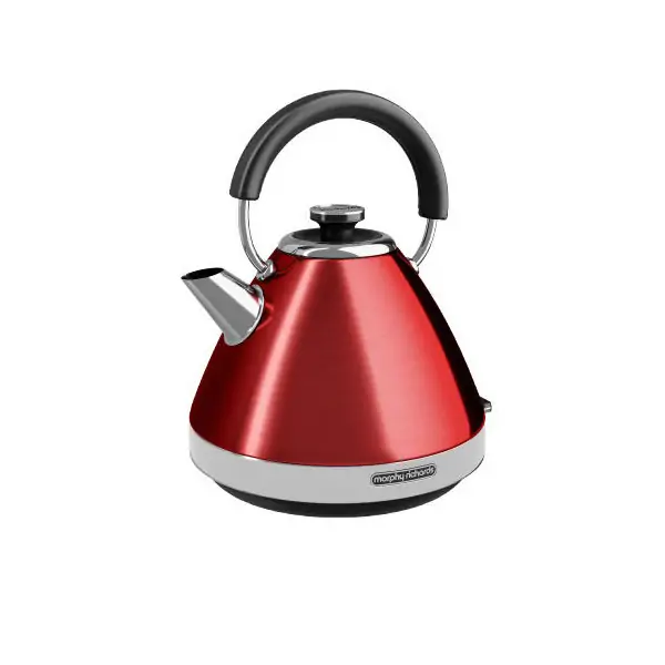 MORPHY RICHARDS VENTURE PYRAMID KETTLE RED