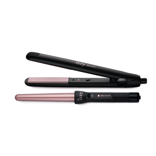 IZZY SILC CERAMIC SET STRAIGHTENER AND HAIR SCISSORS