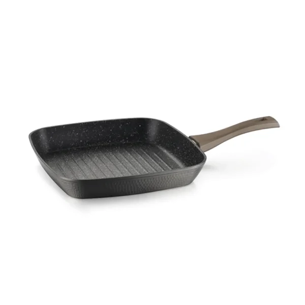 IZZY NON-STICK GRILL PAN 28X28CM ONYX