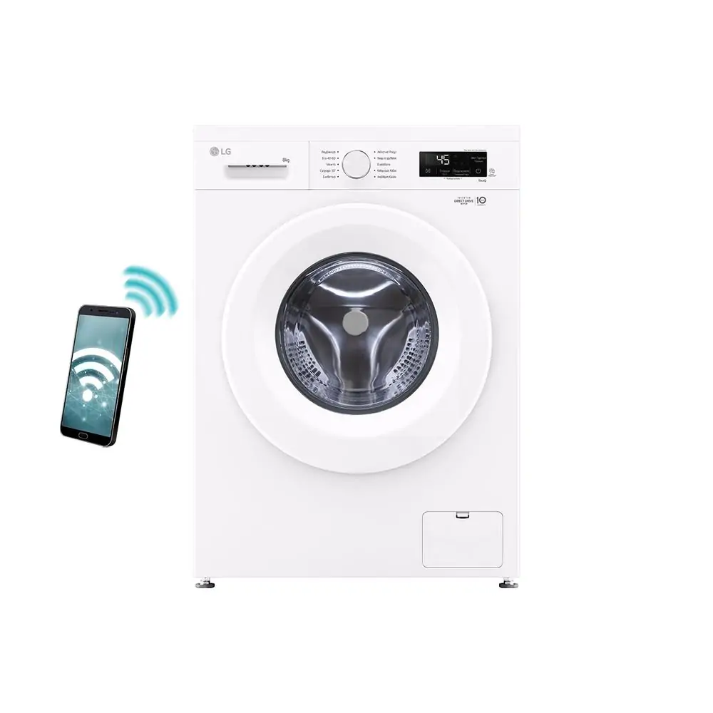 LG WASCHING MACHINE 8KG F4X1008NWH