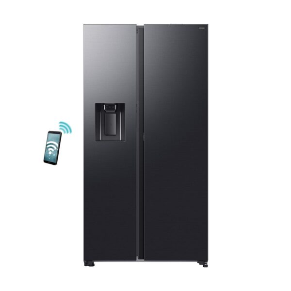 SAMSUNG RS80F64KEFEF REFRIGERATOR SIDE BY SIDE BLACK