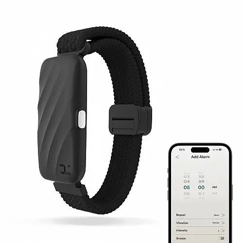 HOMEDICS WAKEBAND VIBRATING ALARM WRISTBAND BLACK SS-WB100BK-WW