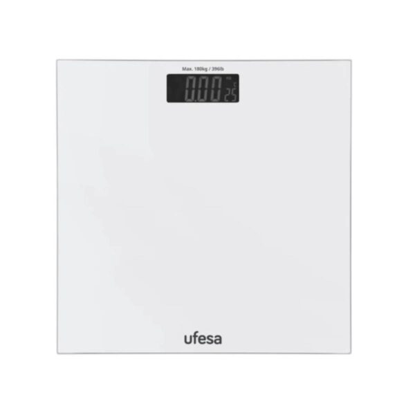 UFESA BASEL DIGITAL BATHROOM SCALE WHITE