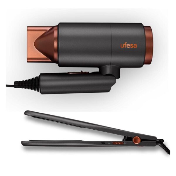 UFESA MY GLAMOUR HAIR DRYER AND HAIR IRON SET
