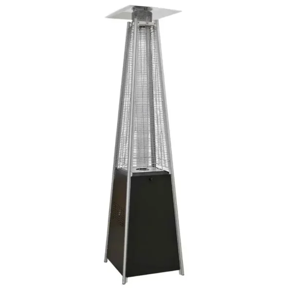 SUN HEAT BLACK FLAME PYRAMID PATIO HEATER