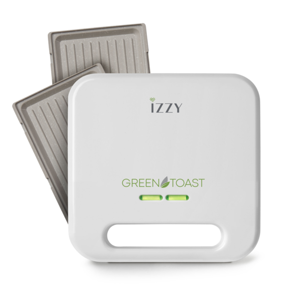 IZZY IZ-2010 GREEN TOAST 800W WHITE TOASTER
