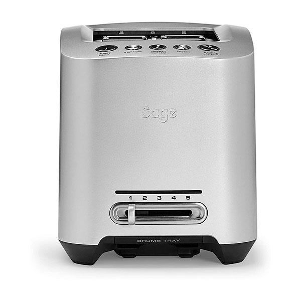 SAGE BTA825UK THE SMART TOAST TOASTER SILVER