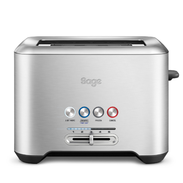 SAGE BTA720UK THE BIT MORE TOASTER 2 SILVER