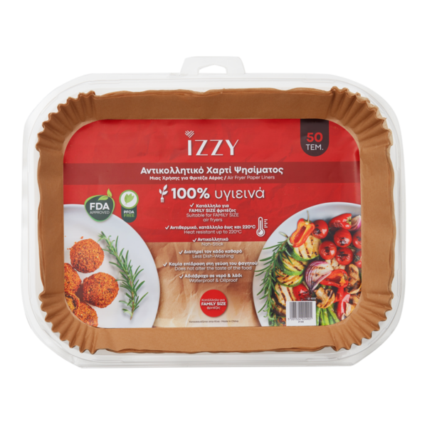 IZZY PAPER LINERS FOR AIR FRYER