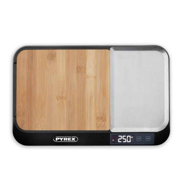 PYREX SB-760 KITCHEN SCALE WITH CUTTING BOARD