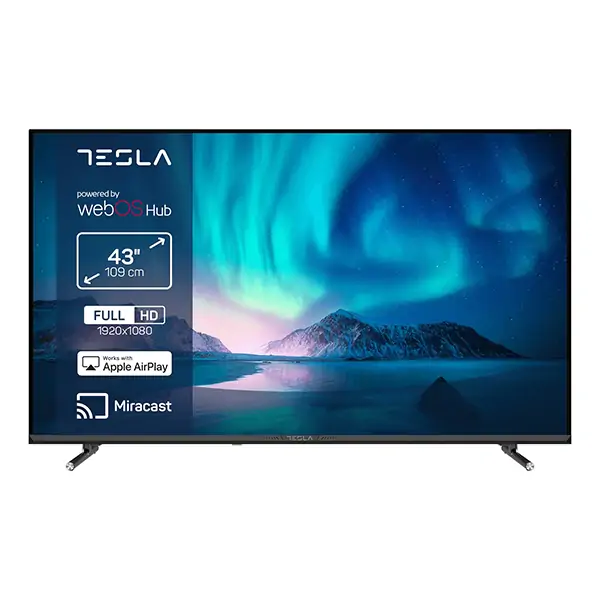TESLA LED TV 43" 43E645BFW FHD WEB OS