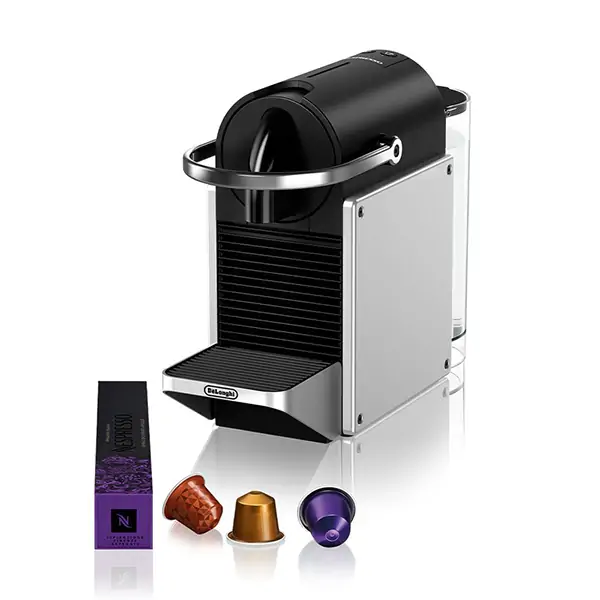 DELONGHI NESPRESSO® PIXIE CAPSULE COFFEE MACHINE SILVER