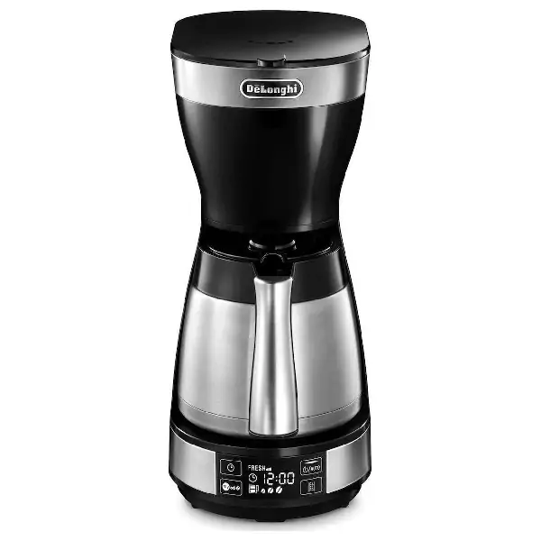 DELONGHI ICM16731 FILTER COFFEE MAKER BLACK SILVER