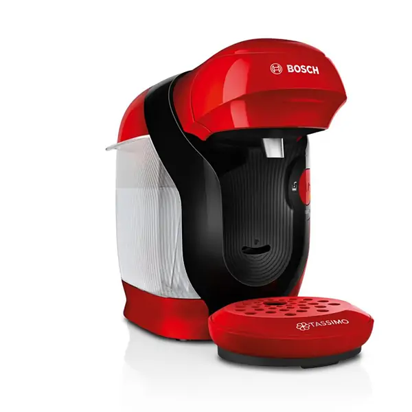 BOSCH TASSIMO STYLE FRIENDLY COFFEE MAKER RED