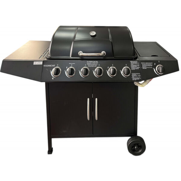 KASANOVA GAS GRILL WITH 6 PCS 15kW AND SIDE BURNER